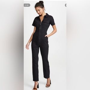 Good American Black jumpsuit NWT